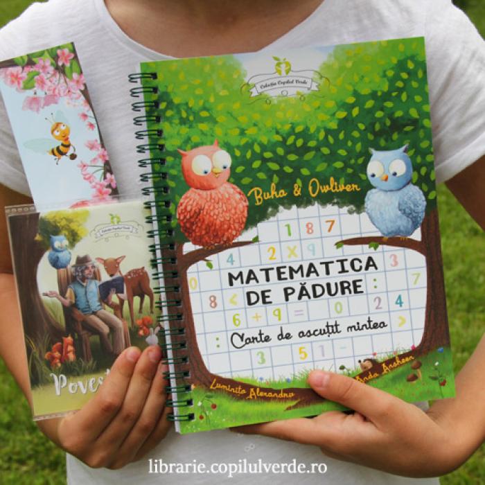 Matematica de pădure  - carte cu audiobook si bonusuri